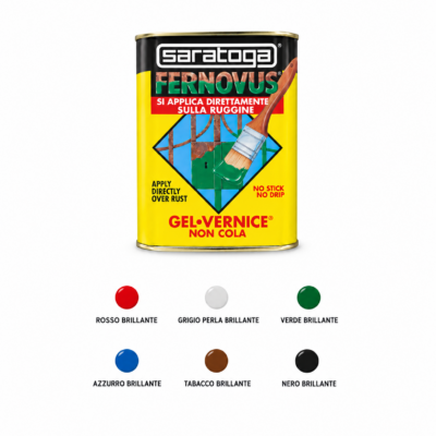 Saratoga Fernovus Gel-Vernice Antiruggine – Smalto Direttamente sulla Ruggine