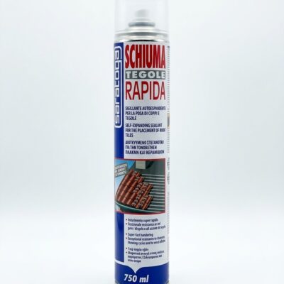 Schiuma Tegole Rapida – Sigillante Autoespandente per Tegole 750 ml